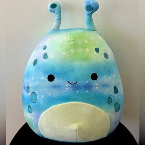 Large Kellytoy Squishmallows “ZINX the Alien”, Rainbow Plush. Rare. 16”